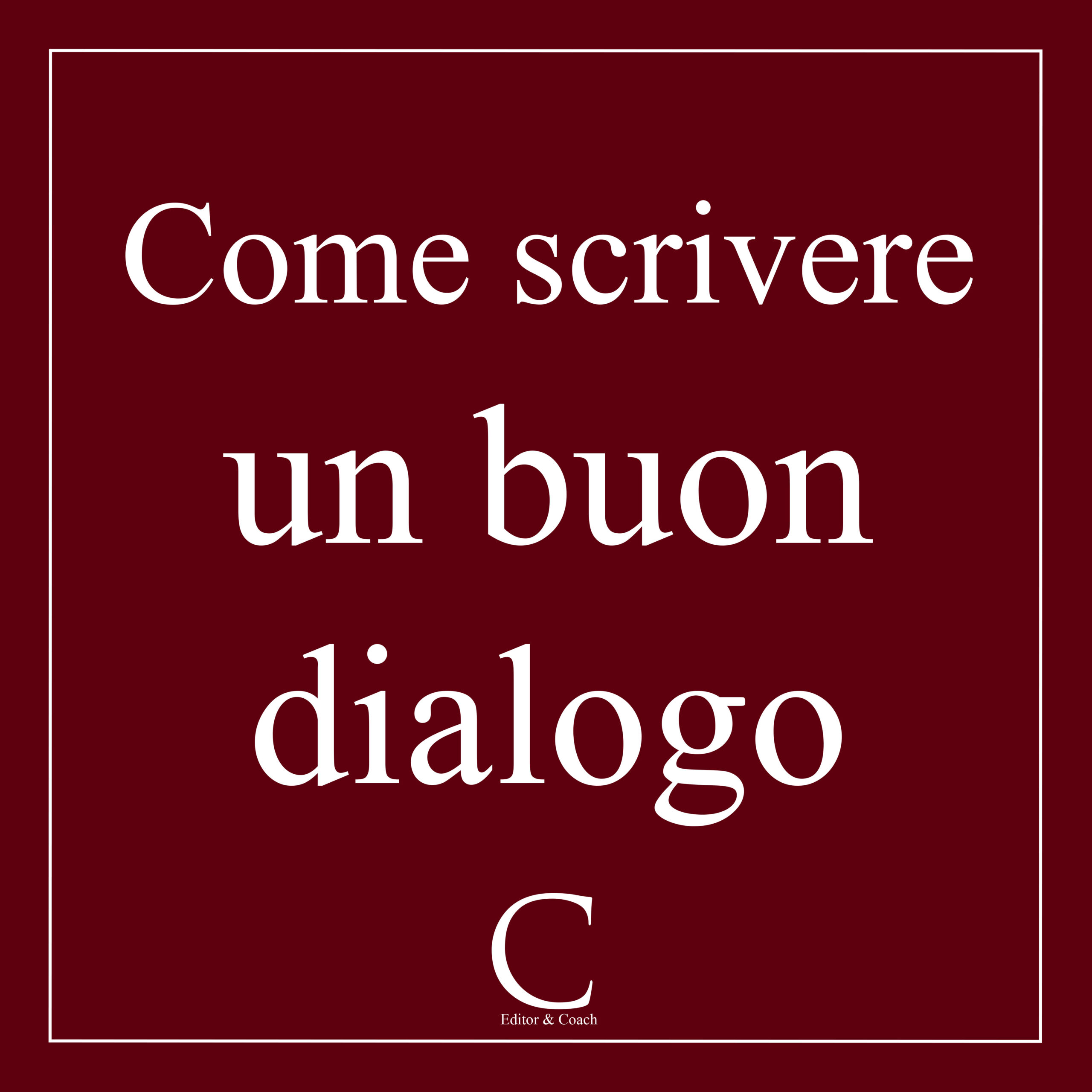 Scrivere un buon dialogo